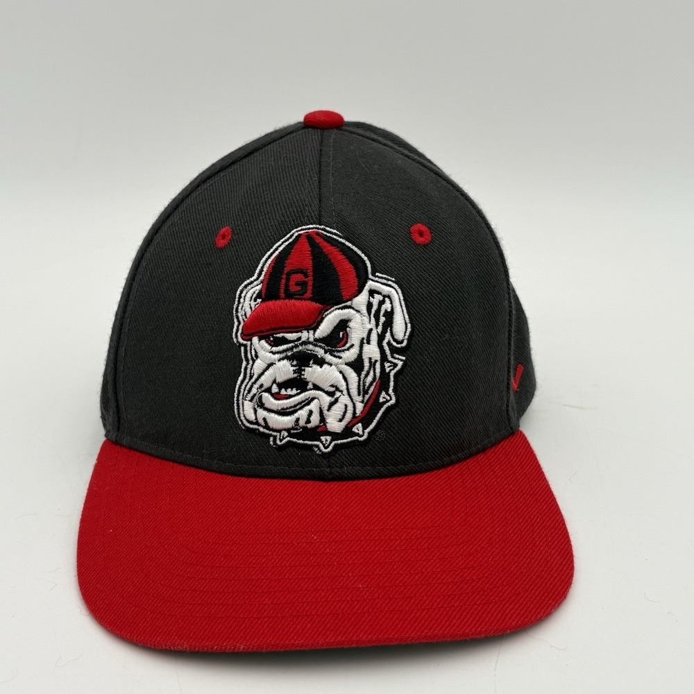 Vintage Georgia Bulldogs Embroided Snapback‎ Hat Zephyr Big Logo College UGA